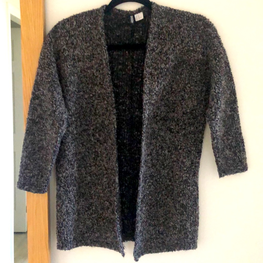 Boucle Wool Blend Cardigan